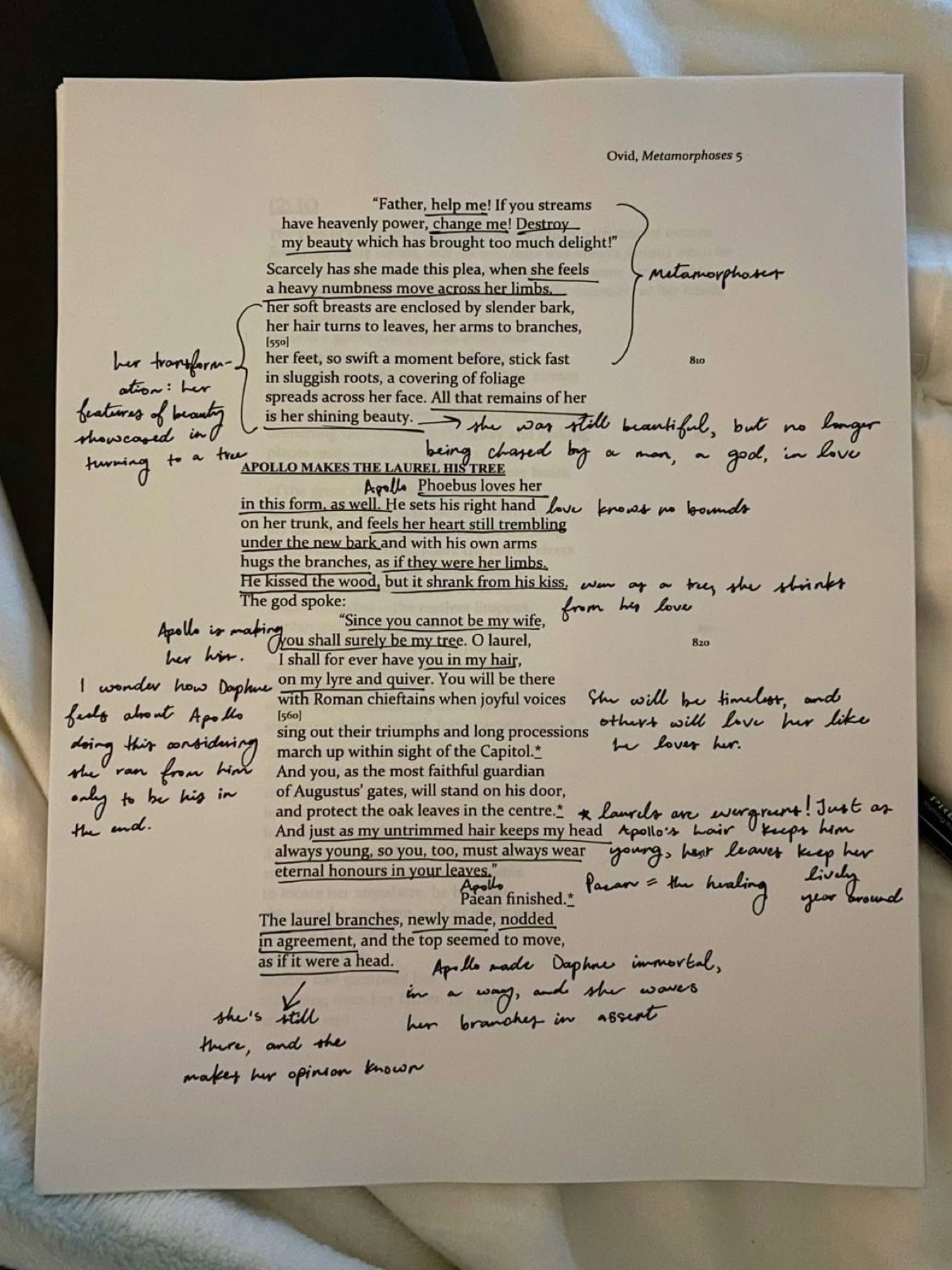 An extensively annotated manuscript representing professional editing and proofreading